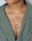 Twilight London Layering Necklace Infinity Hoops Necklace