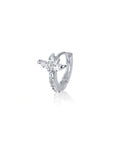 Twilight London Mini Hoop Silver Lily Mini Huggie Hoop Earrings