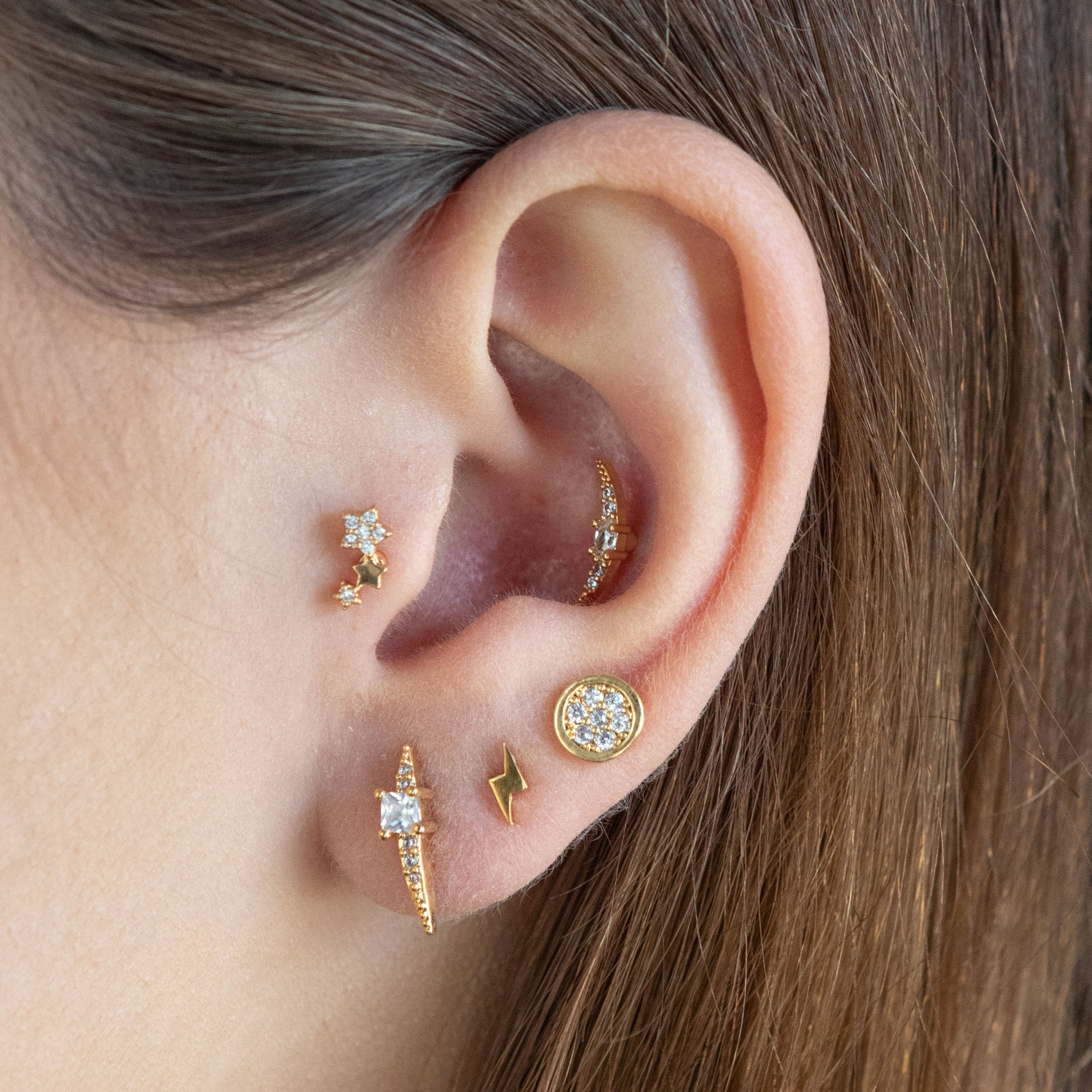 Twilight London Barbell Earring Lunar Moon Piercing