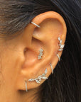 Twilight London Helix Piercing Mini Floral Piercing