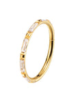 Twilight London Cartilage Hoop Gold / 6mm Neo Eternity Clicker Hoop
