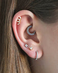 Twilight London Daith Hoop Gold Nova Daith Clicker Hoop