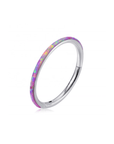 Twilight London Helix Hoop 6mm Nova Opal Clicker Hoop