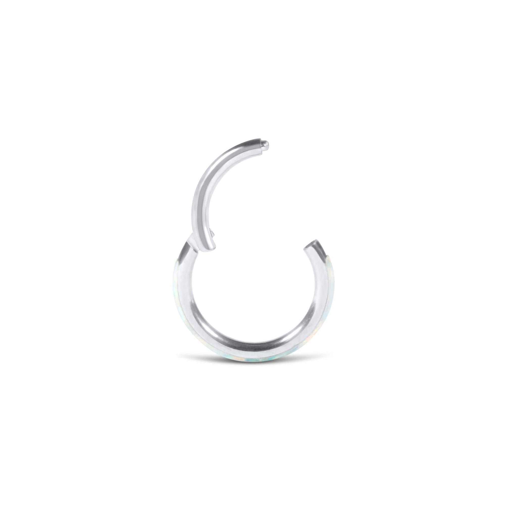 Twilight London Cartilage Hoop Orion Opal Clicker Hoop