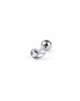 Twilight London Barbell Stud Silver Paisley Piercing