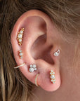Twilight London Barbell Stud Paisley Piercing