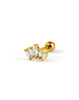 Twilight London Helix Earring Gold Small Helix Crown Piercing