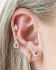 Twilight London Drop Earring Snowflake Drop Earring