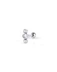 Twilight London Barbell Earring Silver Solstice Trio Piercing