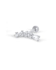 Twilight London Barbell Stud Silver Star Gazing Piercing