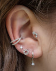 Twilight London Tragus Earring Star Trio Tragus