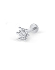 Twilight London Tragus Earring Silver Starburst Labret Piercing