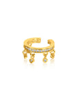 Twilight London Ear Cuff Gold Stardust Stacking Ear Cuff