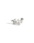 Twilight London Barbell Stud Silver Sunrise Curve Piercing