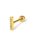 Twilight London Barbell Stud Gold Tiny Bar Piercing
