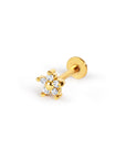 Twilight London Tragus Earring Gold Tiny Flower Tragus Piercing
