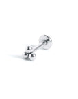 Twilight London Labret Piercing Silver Triple Labret Piercing