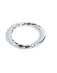 Twilight London Cartilage Hoop Silver / 6mm Twisted Rope Cartilage Hoop