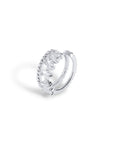 Twilight London Ear Cuff Silver Waterfall Ear Cuff