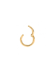 Twilight London Hoop Yellow Gold 14K Solid Gold 8mm Clicker Hoop Earring
