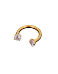 Crystal Horseshoe Barbell