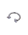 Crystal Horseshoe Barbell