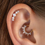 Crystallus Helix Piercing