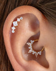 Crystallus Helix Piercing