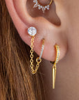 Curb Earring Chain Pack