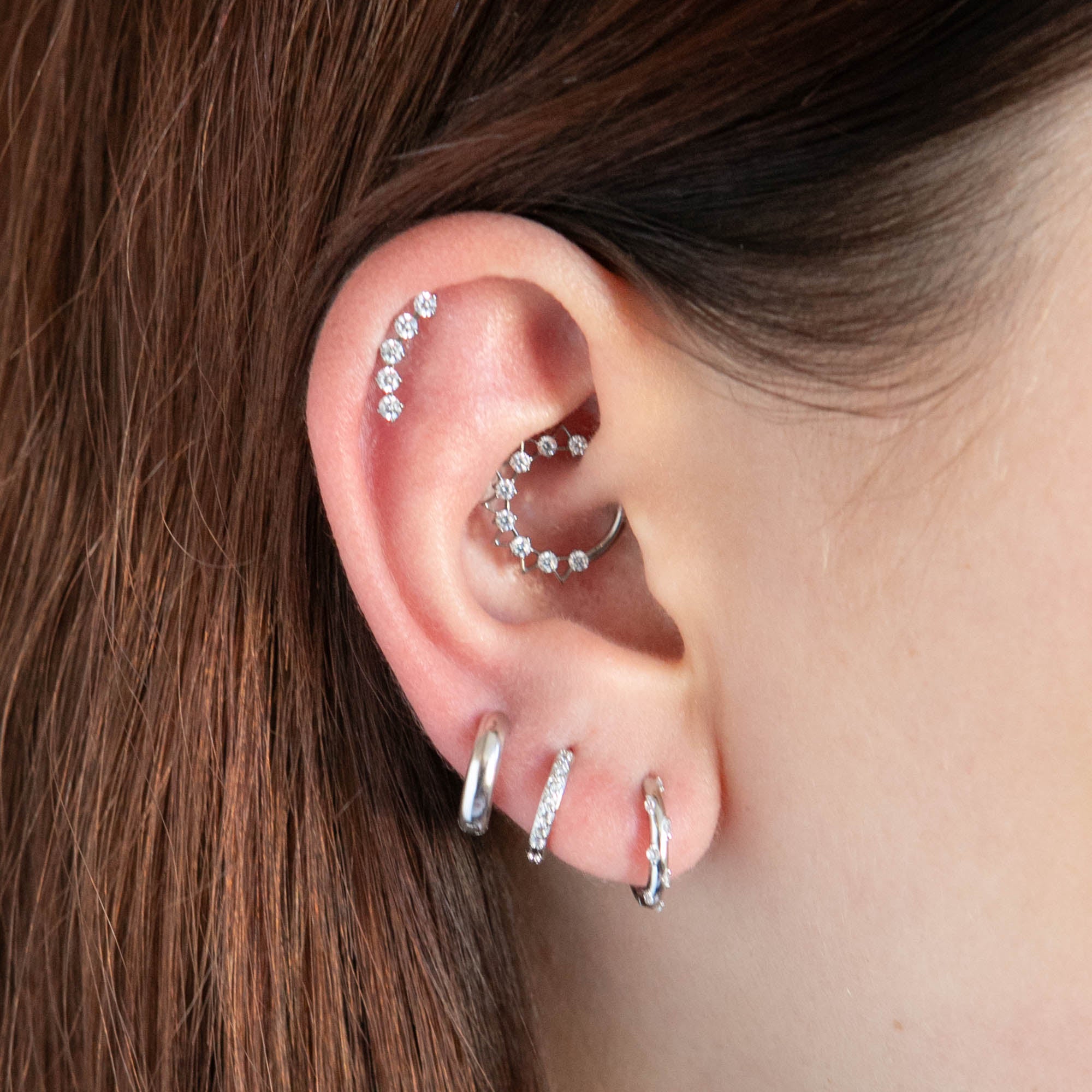 Curve Helix Piercing