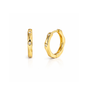 Domino Hoop Earrings