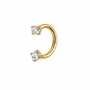 Crystal Horseshoe Barbell