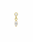 Marquise Dangle Labret Piercing