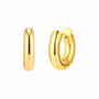 Polished Chunky Hoop Earrings
