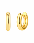 Polished Chunky Hoop Earrings
