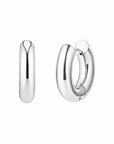 Polished Chunky Hoop Earrings