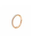 16 Gauge Pave Crystal Cartilage Hoop