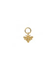 14K Solid Gold Bee Charm