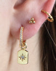 Trio Ball Stud Earrings