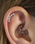 Venus Crystal Curve Piercing