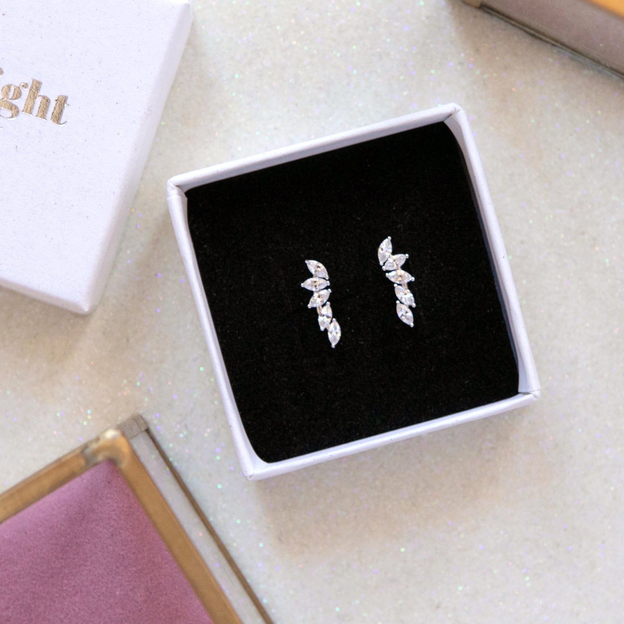 Twilight London Gift Set Gold A Pair of 14 Carat Solid Gold Angel Wing Helix Gift Box