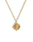 Twilight London Necklace Gold Compass Necklace