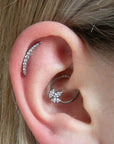 Twilight London Helix Piercing Titanium Elegance Curve Helix Earring