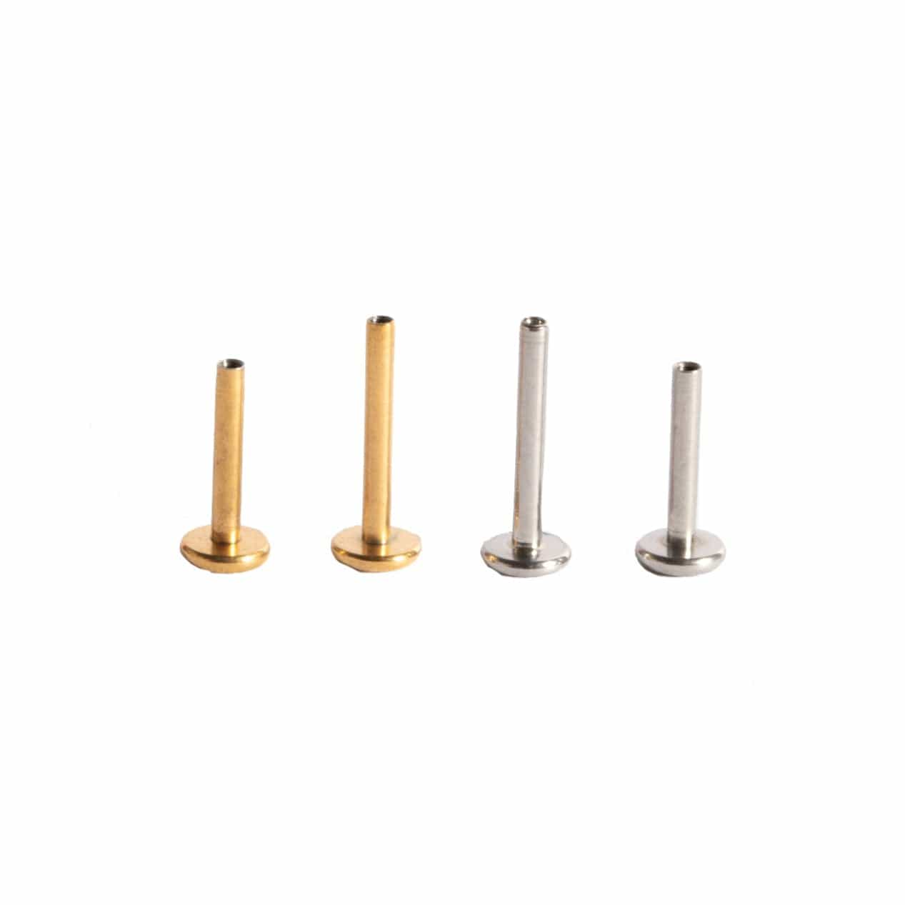 Twilight London Spares Yellow Gold / 5mm Solid Gold Spare Inner Threaded Labret Back