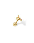 Twilight London Barbell Earring Gold 14K Solid Gold Jewel Barbell Earring