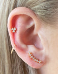 Twilight London Barbell Earring Clover Piercing