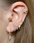 Lily Mini Huggie Hoop Earrings