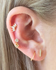 Twilight London Helix Earring Small Helix Crown Piercing